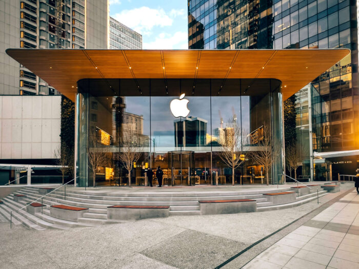 Apple mission statement, vision statement, purpose and goals, consumer electronics IT business Pacific Centre Vancouver store