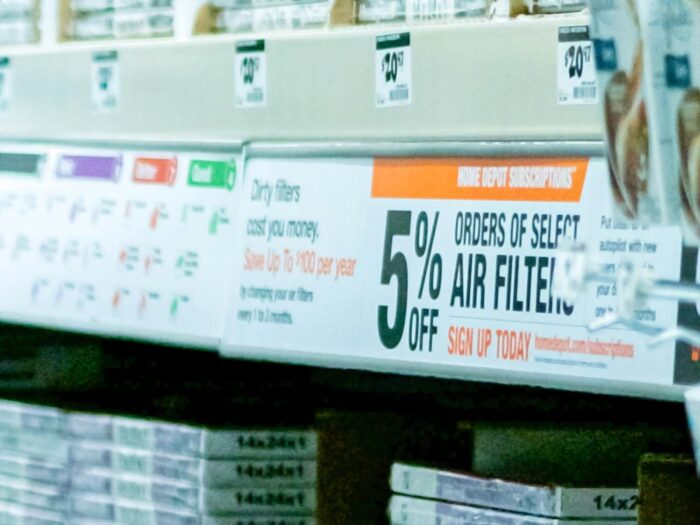 Home Depot CSR, ESG, stakeholders, programs, strategy, home-improvement retail business ethics case study, store shelves Home Depot CSR, ESG, stakeholders, programs, strategy, home-improvement retail business ethics case study, store shelves